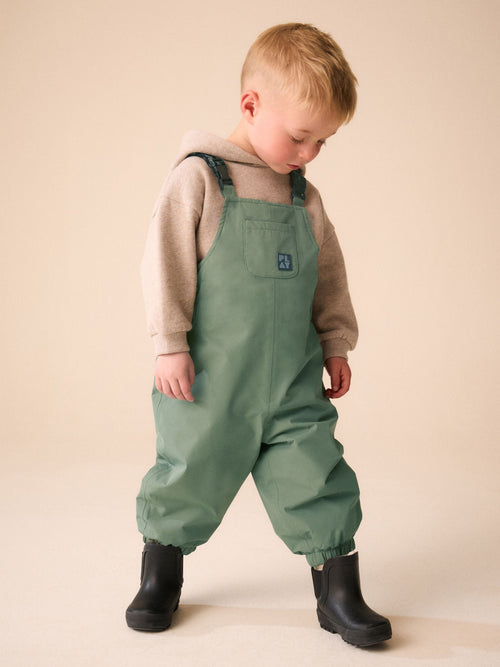 Green Waterproof Dungarees (3mths-7yrs)