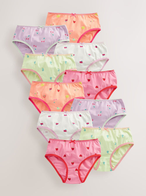 Fruit Print Briefs 10 Pack (1.5-16yrs)