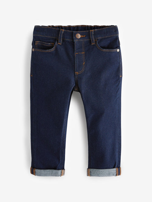 Denim Dark Blue Regular Fit Comfort Stretch Jeans (3mths-7yrs)
