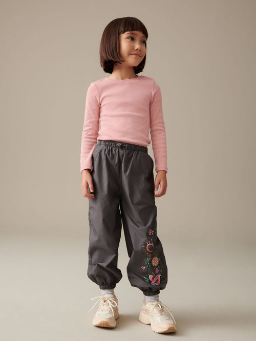 Pink Long Sleeve Ribbed Top (3-16yrs)