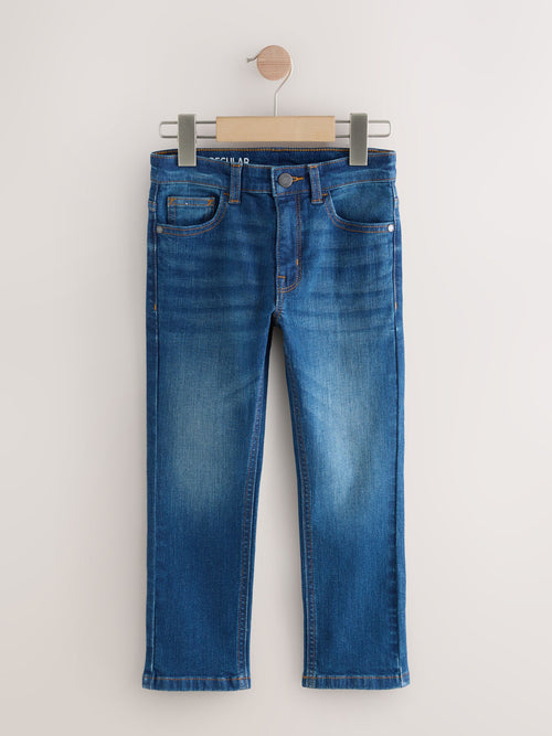 Blue Regular Fit Stretch Jeans (3-17yrs)