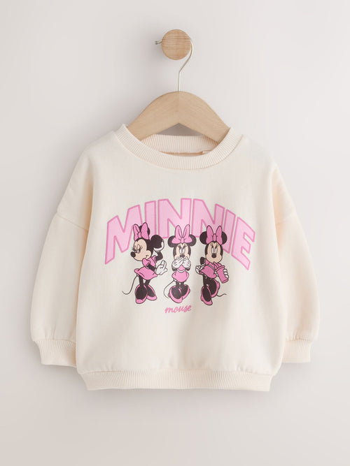Cream Minnie Mouse Sweatshirt (3mths-7yrs)