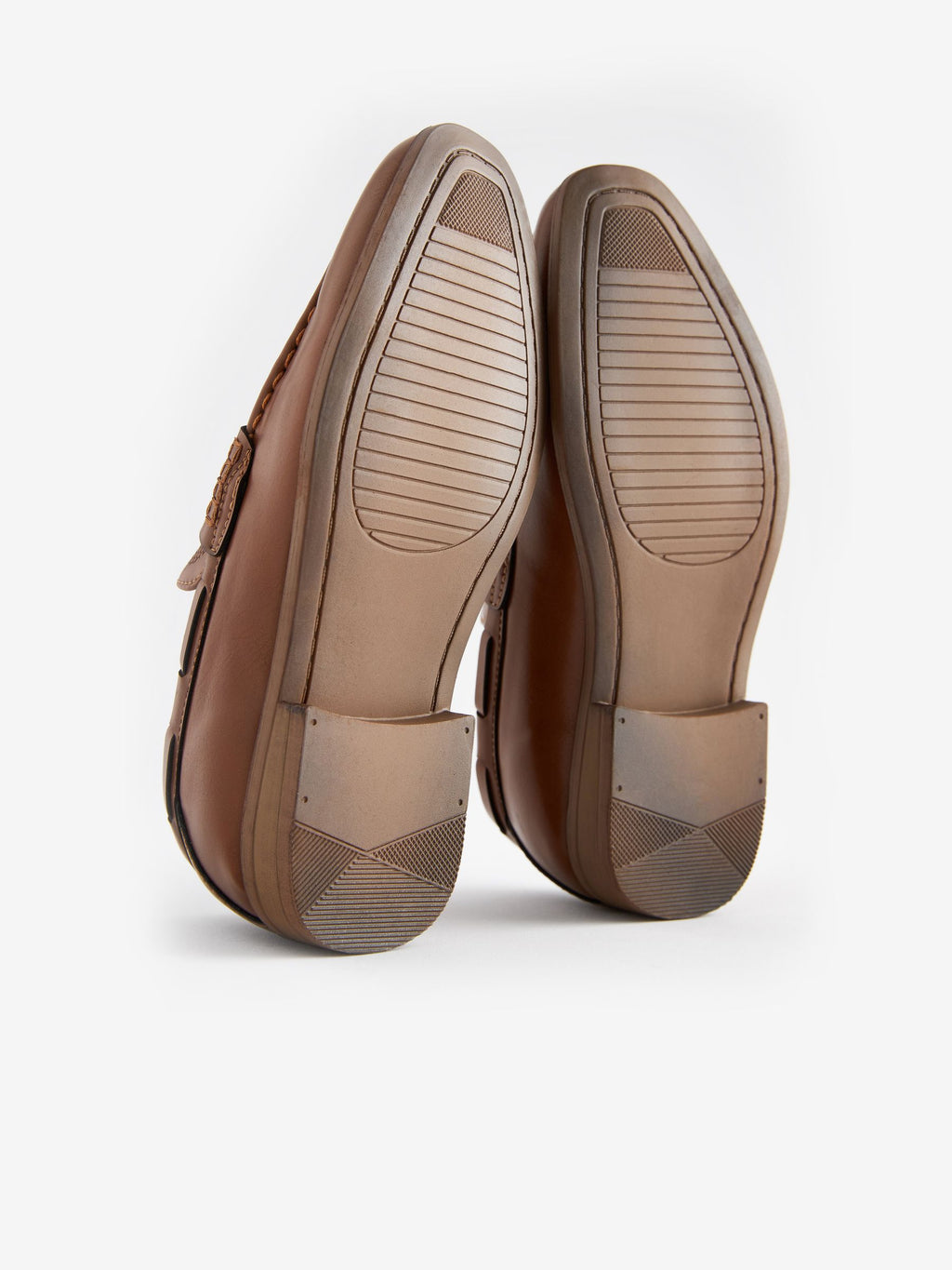 Tan Tassel Smart Loafers