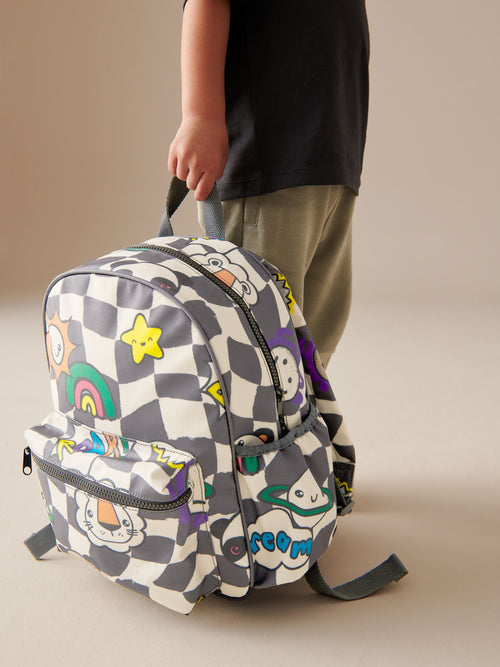 Check Fun Faces Backpack