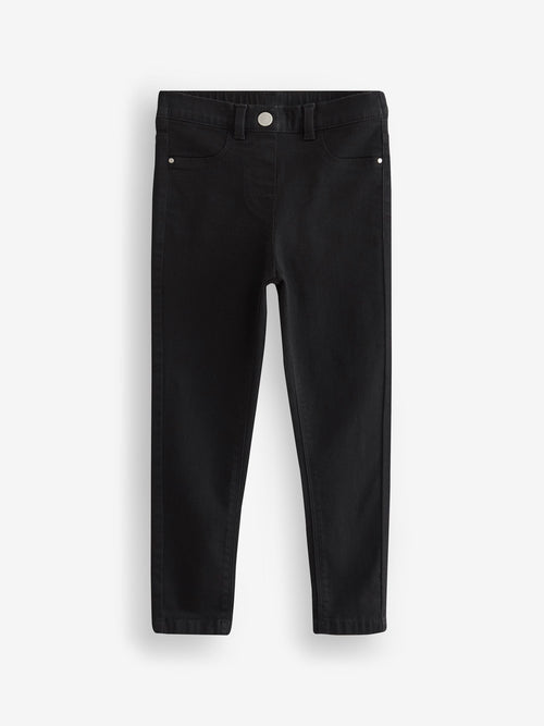 Black Regular Length Stretch Jeggings (3-16yrs)