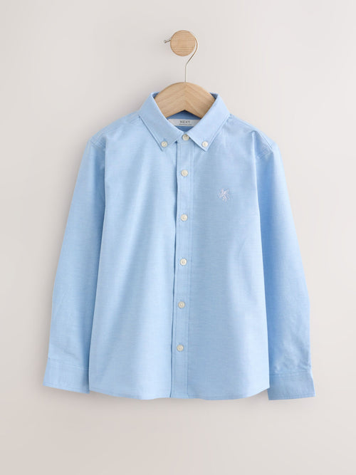 Blue Griffin Embroidery Oxford Shirt (3-16yrs)