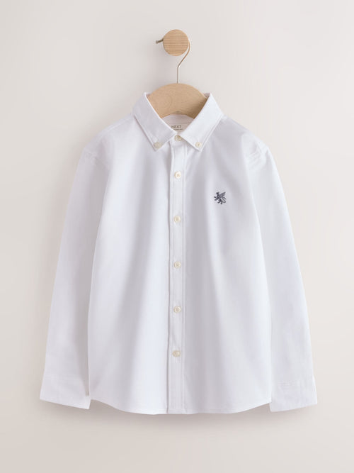 White Griffin Embroidery Oxford Shirt (3-16yrs)