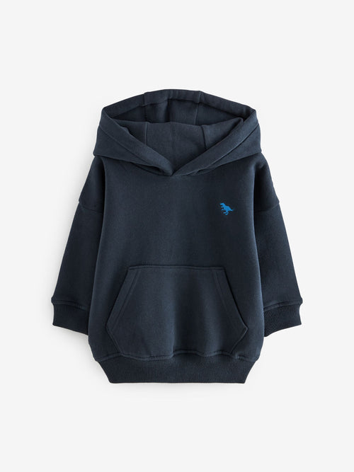 Navy Blue Soft Touch Hoodie (3mths-7yrs)