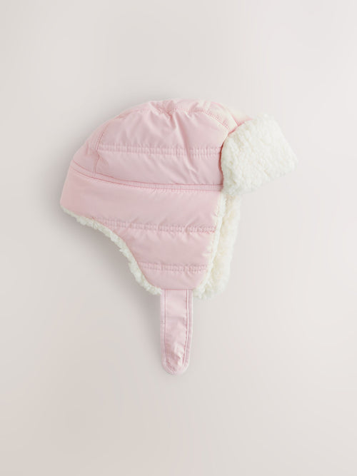 Pink Ski Trapper Hat (3mths-13yrs)