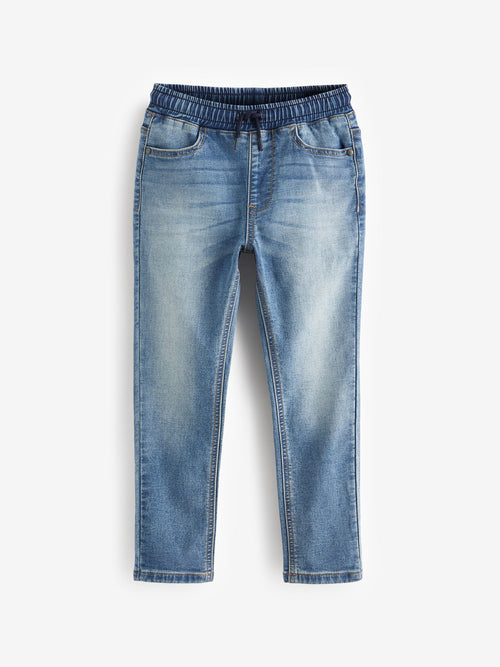 Light Blue Skinny Fit Stretch Elasticated Waist Jeans (3-16yrs)