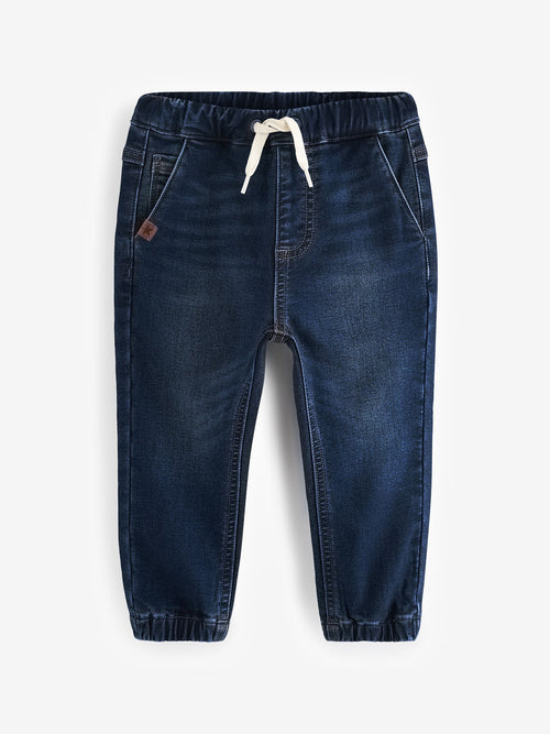 Dark Blue Regular Fit Joggers Jeans With Comfort Stretch (3mths-7yrs)