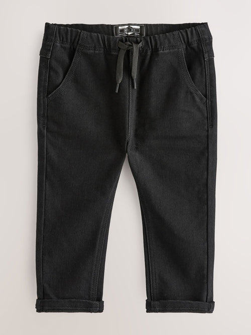 Black Denim Loose Fit Jeans (3mths-7yrs)