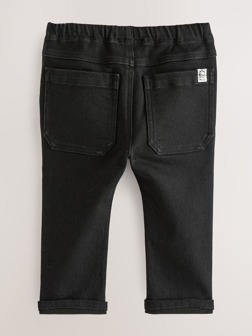 Black Denim Loose Fit Jeans (3mths-7yrs)
