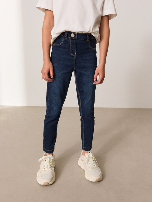 Dark Blue Regular Length Stretch Jeggings (3-16yrs)