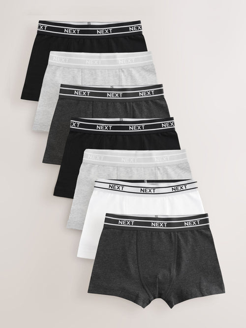 Monochrome Trunks 7 Pack (2-16yrs)