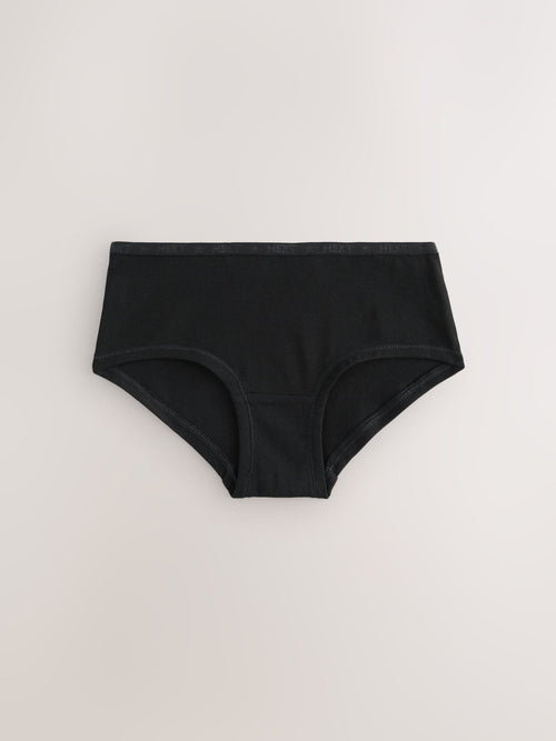 Black Hipster Briefs 10 Pack (3-16yrs)