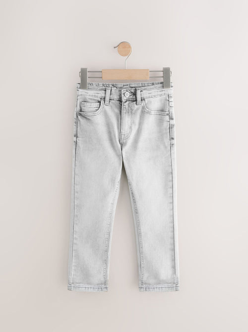 Light Grey Regular Fit Stretch Jeans (3-17yrs)