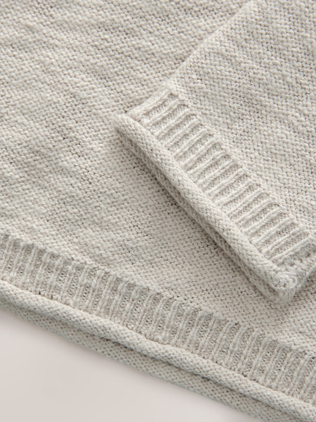 Neutral Knitted Henley Jumper (3mths-7yrs)