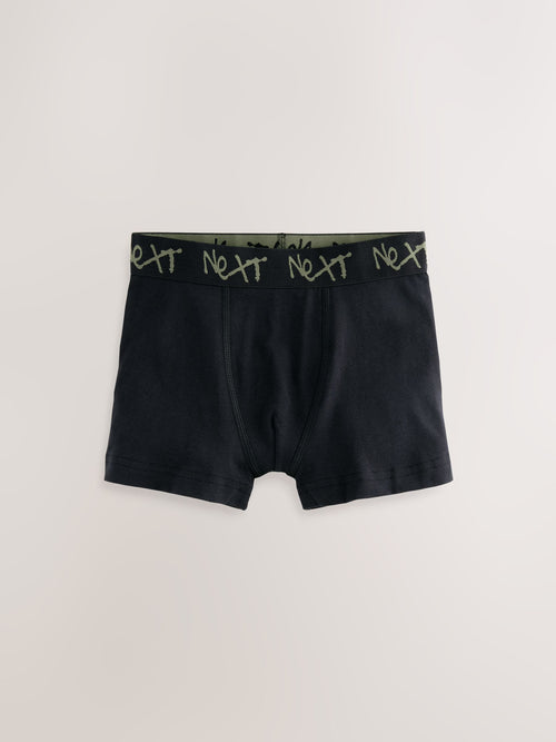 Black with Grafitti Next Waistband Trunks 10 Pack (1.5-16yrs)