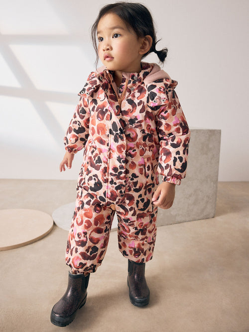 Multi Animal Printed Shower Resistant Snowsuit (3mths-7yrs)