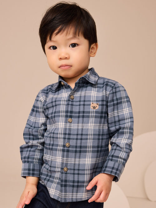 Blue Bear Long Sleeve Character Shirt (3mths-7yrs)