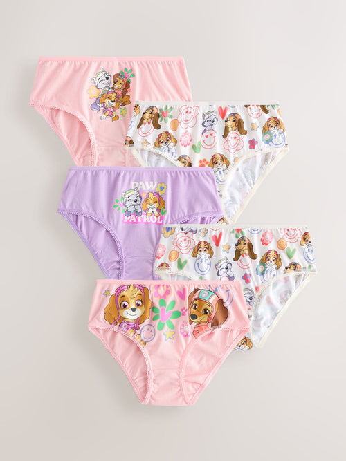 Pink Paw Patrol Briefs 5 Pack (1.5-8yrs)