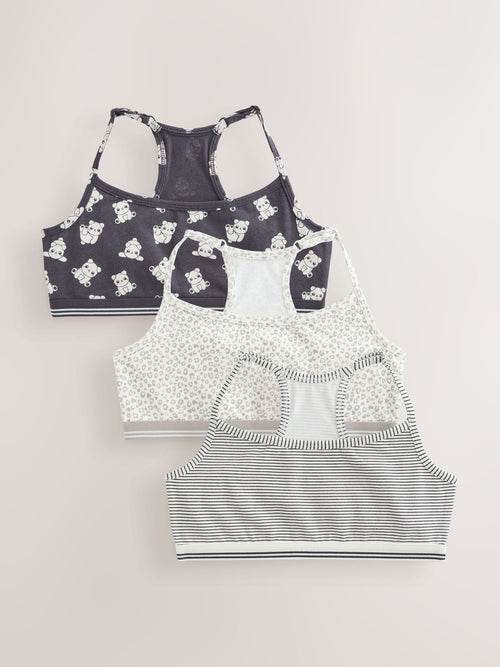 Panda Crop Tops 3 Pack (5-16yrs)