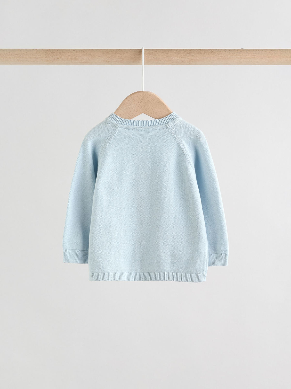 Blue 100% Cotton Knitted Baby Cardigans 2 Pack (0mths-2yrs)