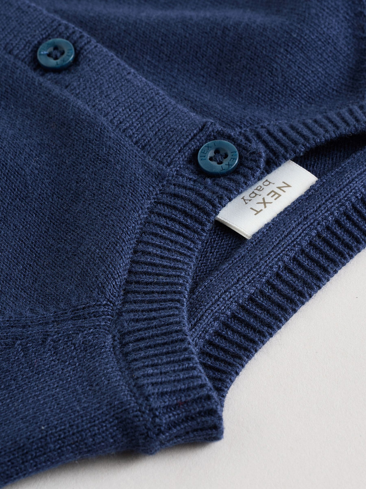 Blue 100% Cotton Knitted Baby Cardigans 2 Pack (0mths-2yrs)