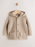 Natural Knitted Baby Cardigan (0mths-2yrs)