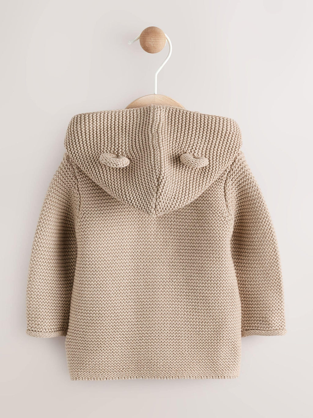 Natural Knitted Baby Cardigan (0mths-2yrs)
