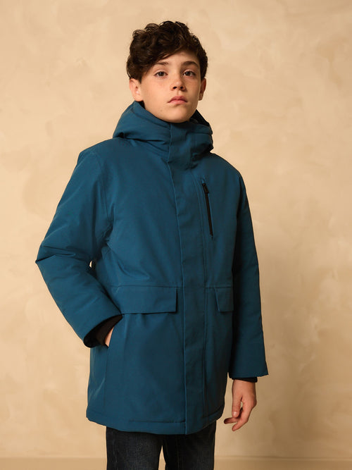 Cobalt Blue Waterproof Parka Coat (3-16yrs)