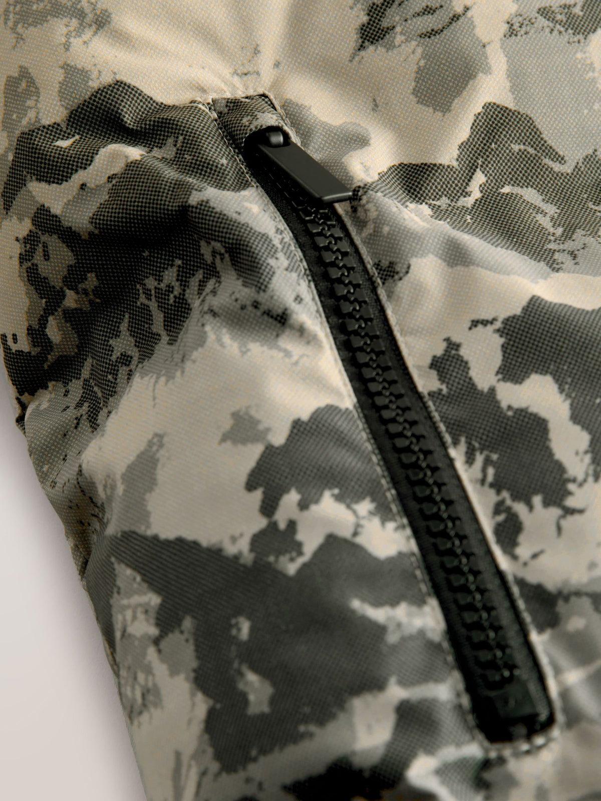 Grey Camoflauge Shower Resistant Microfleece Lined Padded Coat (3-16yrs)