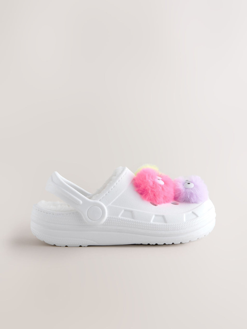 White Monster Slipper Clogs