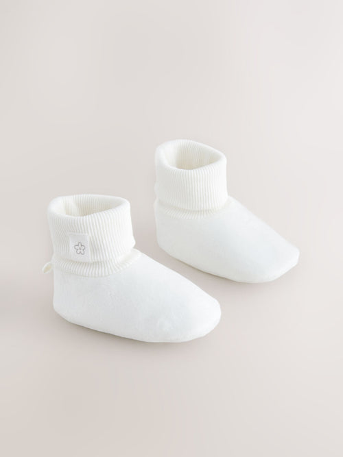 White Bootie Shoes (0-18mths)