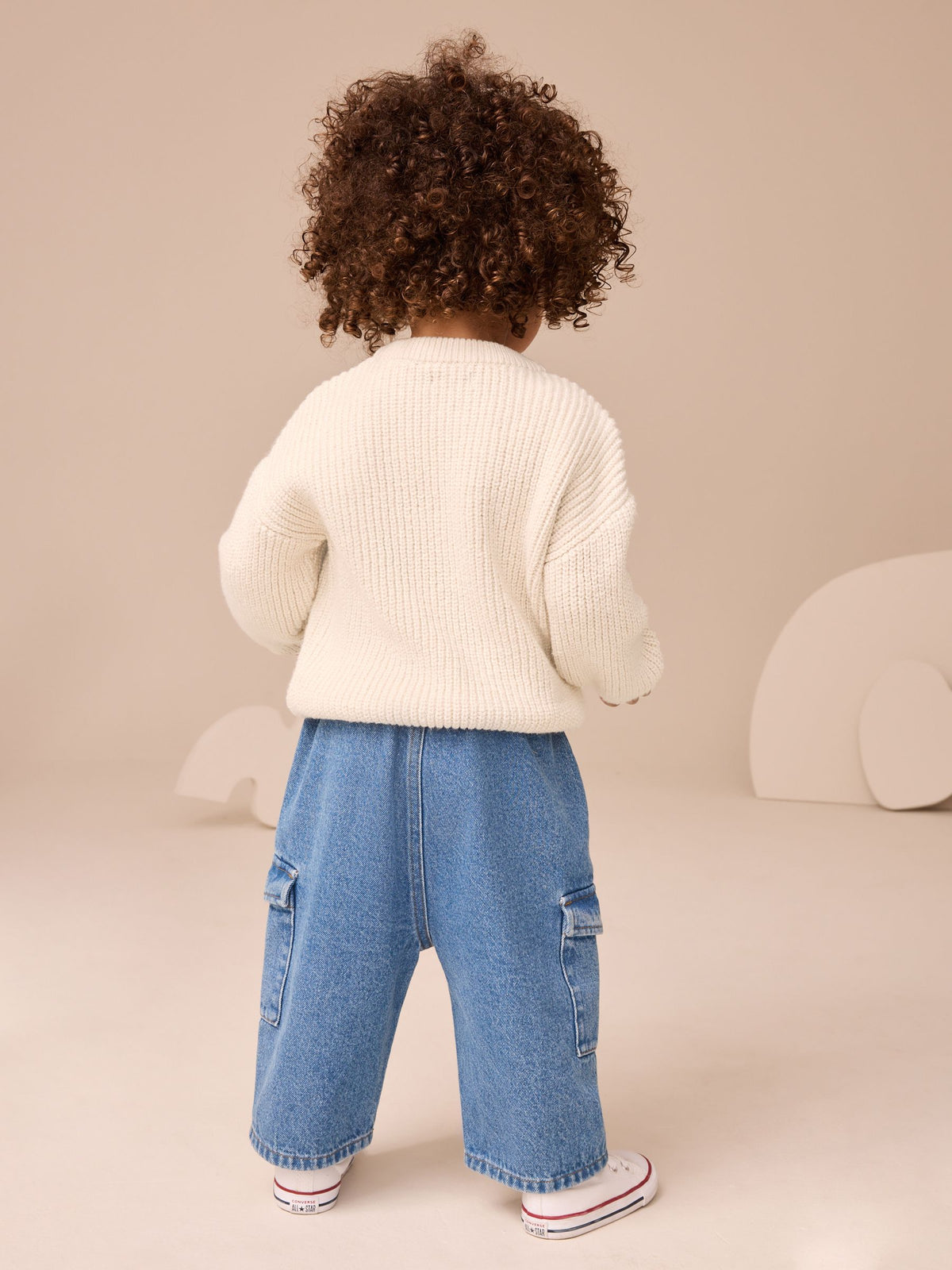 Cream Bear Knitted Jumper (3mths-7yrs)