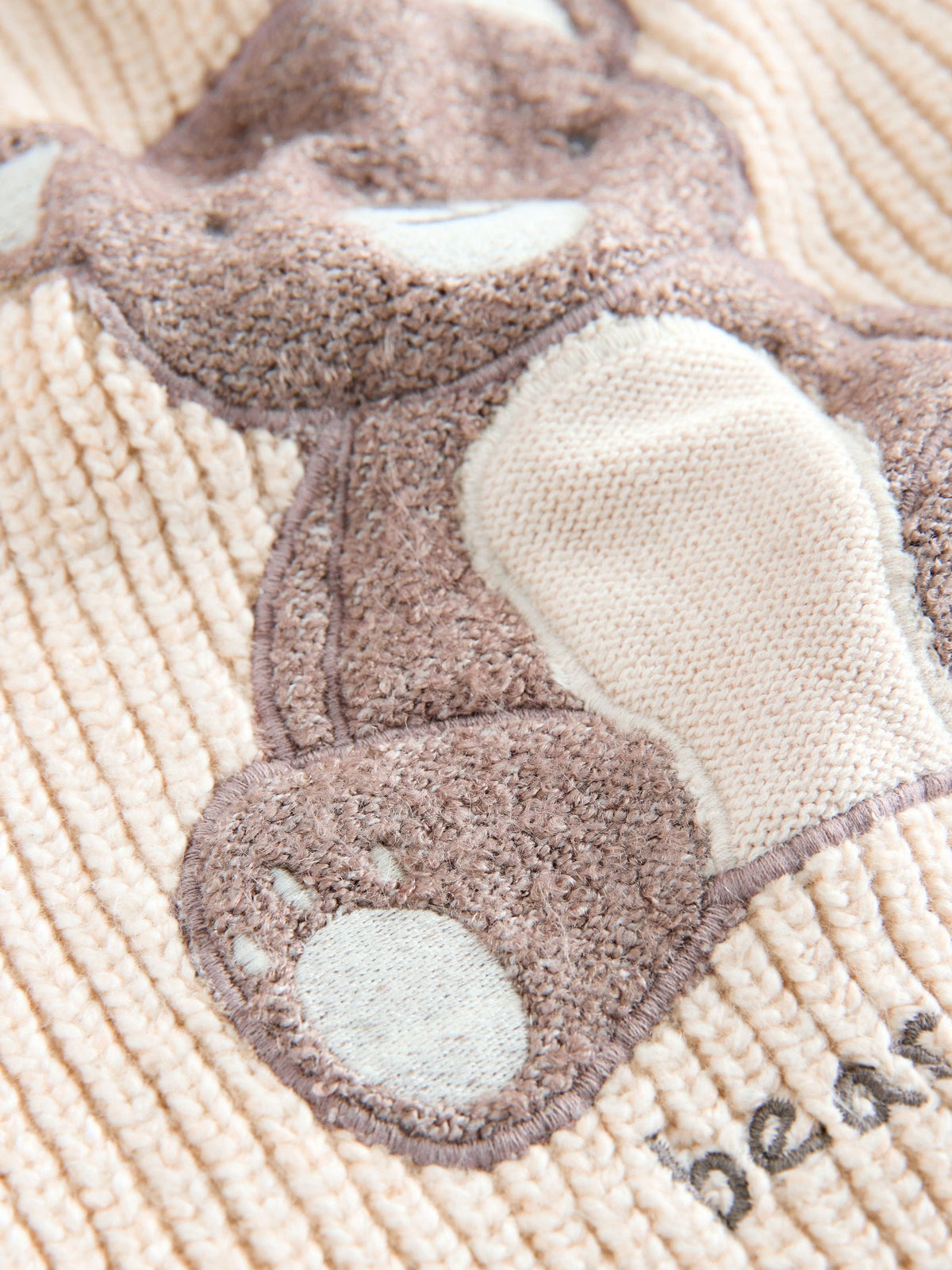 Cream Bear Knitted Jumper (3mths-7yrs)