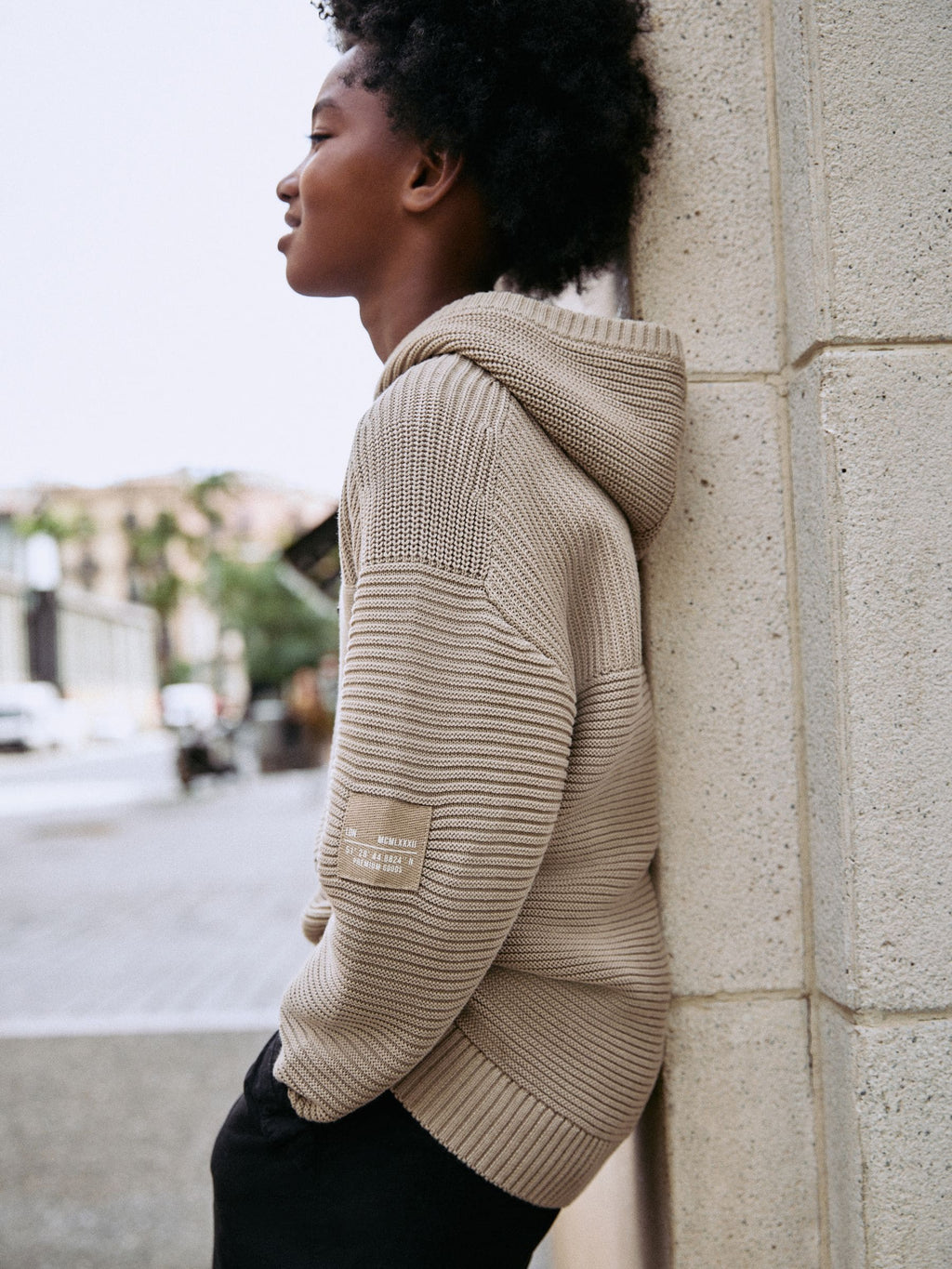 Neutral Utility Knitted Hoodie (3-16yrs)
