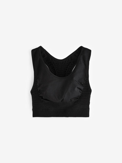 Black Racer Sports Bra (7-16yrs)