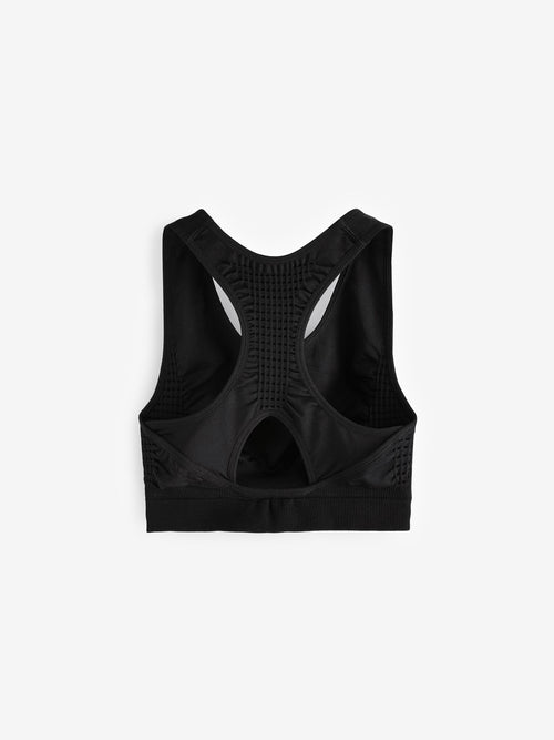 Black Racer Sports Bra (7-16yrs)