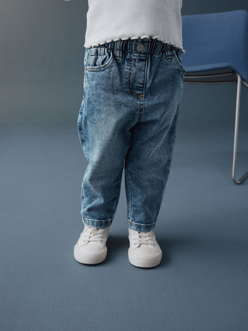 Denim Mid Wash Mom Jeans (3mths-7yrs)