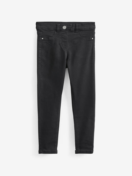 Black Long Length Stretch Jeggings (3-16yrs)