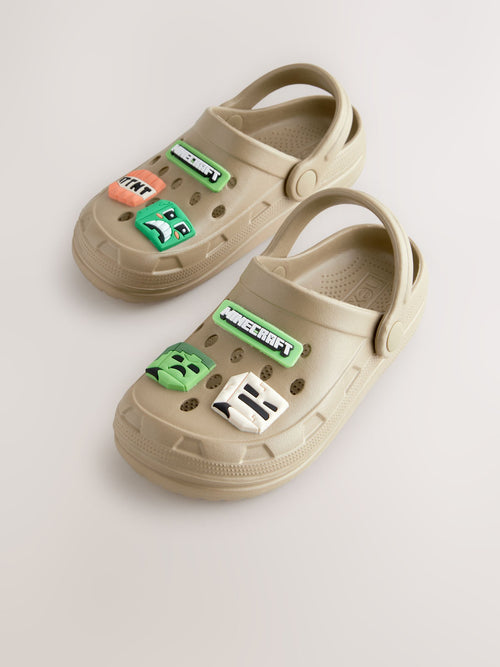 Neutral Minecraft Clogs