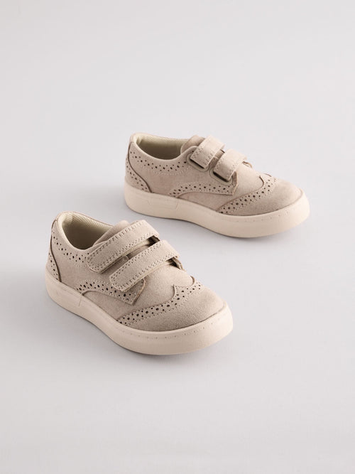 Neutral Touch Fastening Brogue Shoes