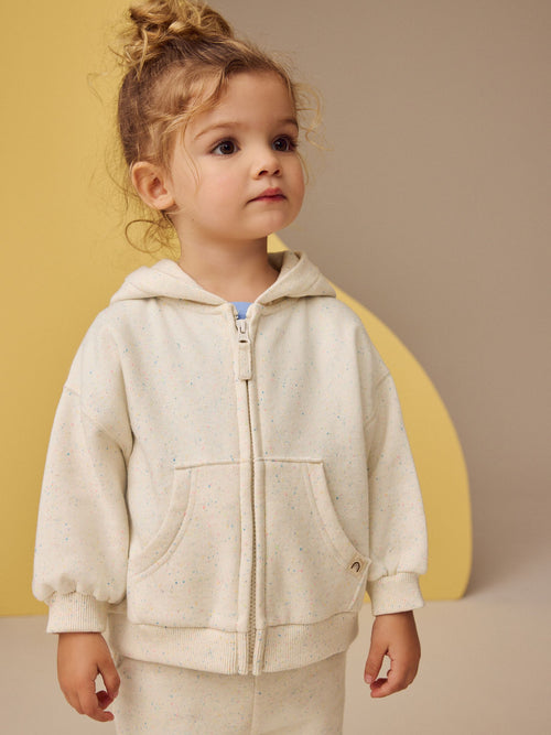 Oatmeal Zip Up Hoodie (3mths-7yrs)