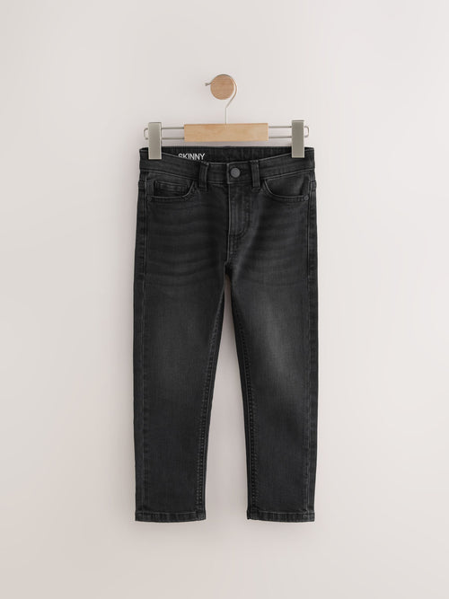 Washed Black Skinny Fit Stretch Jeans (3-17yrs)