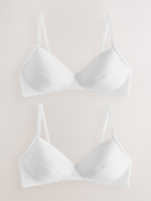White Trainer Bras 2 Pack