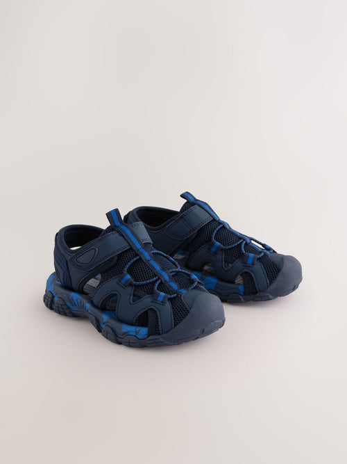 Navy Bumptoe Trekker Walking Sandals