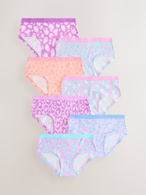 Lilac/Teal Hipsters Briefs 7 Pack (2-16yrs)