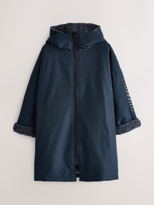 Navy Waterproof Changing Robe (3-16yrs)
